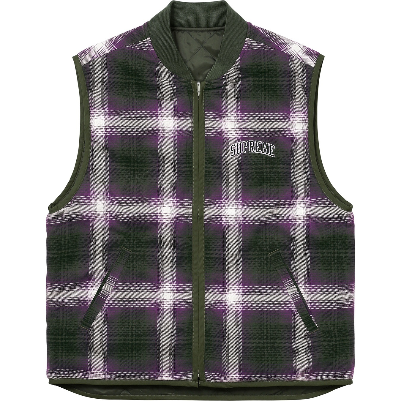 Reversible Shadow Plaid Vest view 25